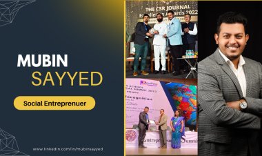 Mubin Sayyed Stresses The Importance Of Being A Social Entrepreneur To Bring About Changes That Matter