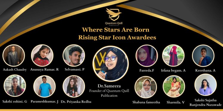 Rising Star Icon Award: A Celebration of Excellence Across Fields.